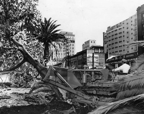 Bulldozing Pershing Square