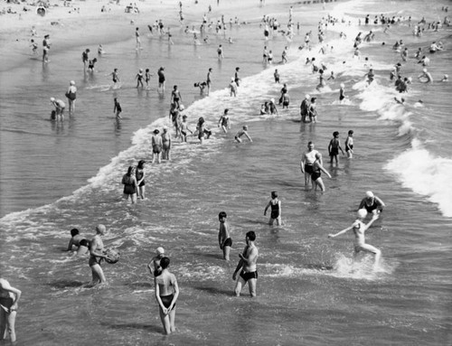 Bathers in the water