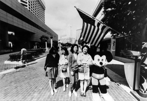 Japanese tourists at Weller Street