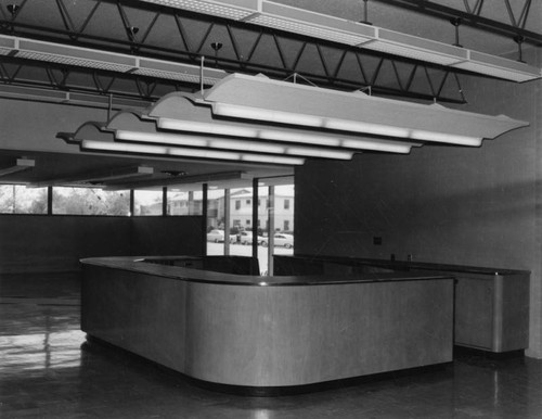 Charging desk at Panorama City Branch Library