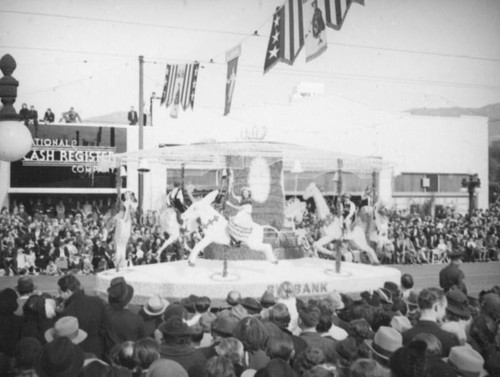 Burbank float, 1938 Rose Parade