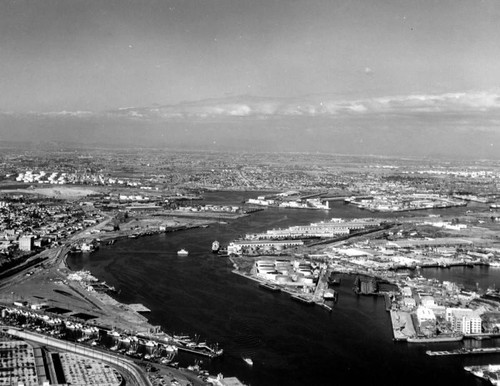 L.A Harbor looking inland