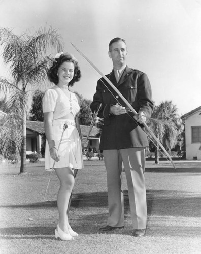 Actress Shirley Temple and Major Robert Sterling