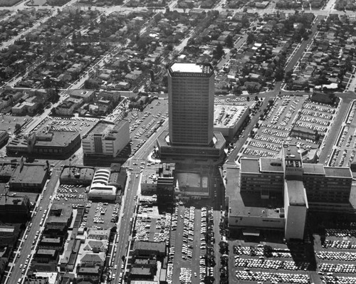 Miracle Mile, aerial view