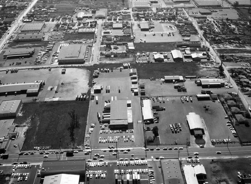 Time Trucking Company, Montebello, looking southwest