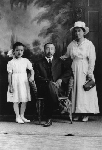 Korean American family portrait