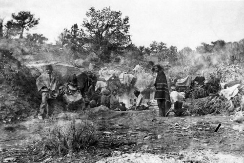 Navajo camp near Keam's Canyon