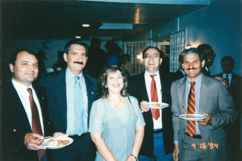 Turkish American community leaders at an event at the Turkish Consulate