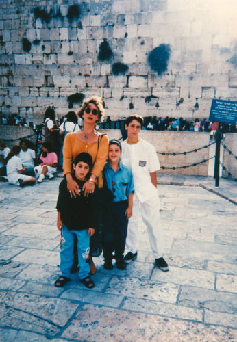 Family at Wailing Wall