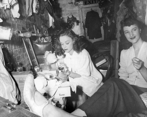 Dressing room, Burlesque Theater