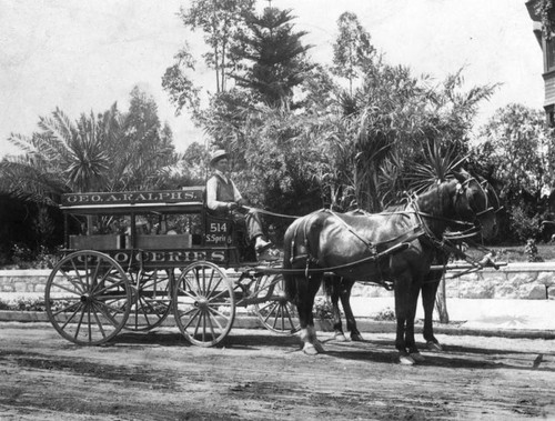 Ralphs Groceries delivery wagon