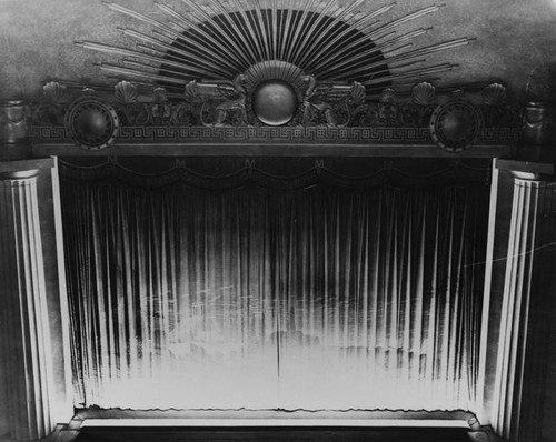 Stage curtain, Alexander Theatre