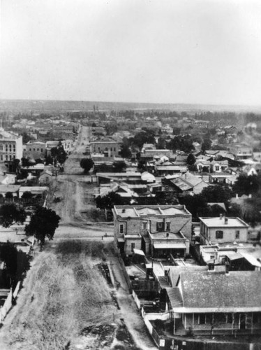 1st Street, east from Hill