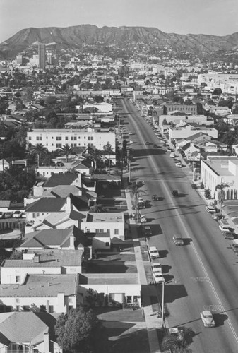 Hollywood, a panoramic view from the south