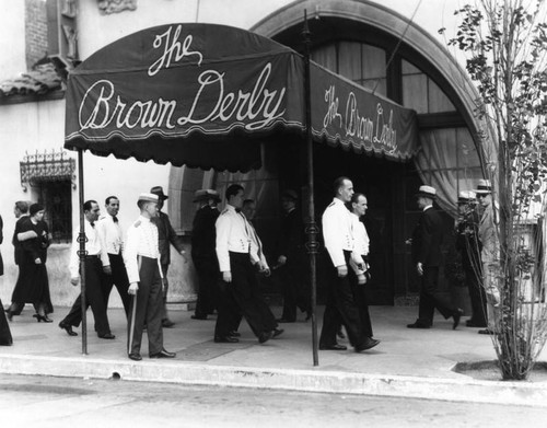 Brown Derby waiters' strike