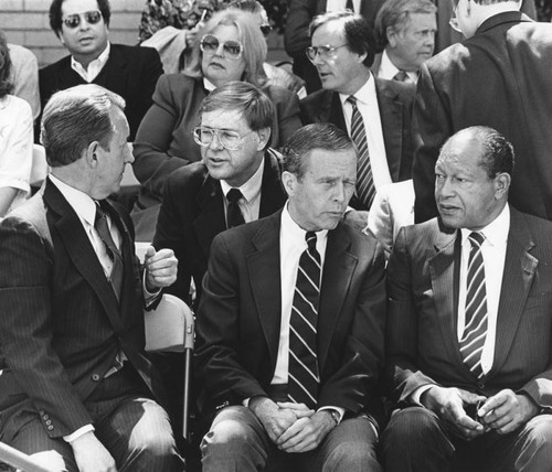 Local politicians at Salute to Israel parade