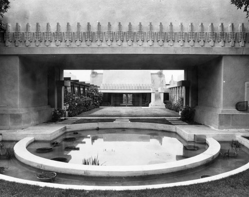 Courtyard at Hollyhock House