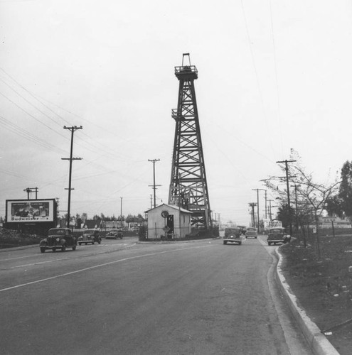 Oil derricks of Los Angeles, view 1