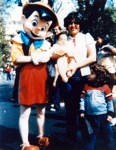 Family at Disneyland