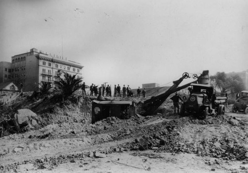 LAPL Central Library construction site, view 9