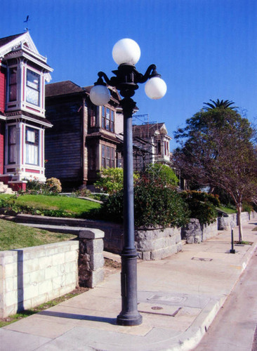 Lamppost in Angelino Heights