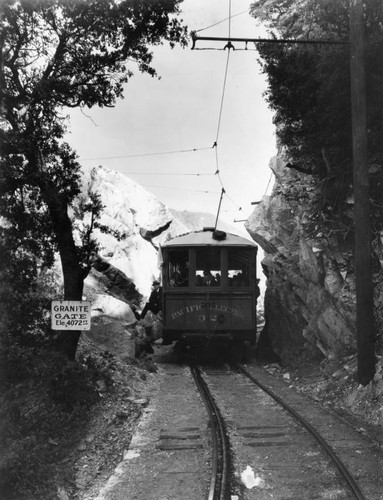 Trolley car at Granite Gate