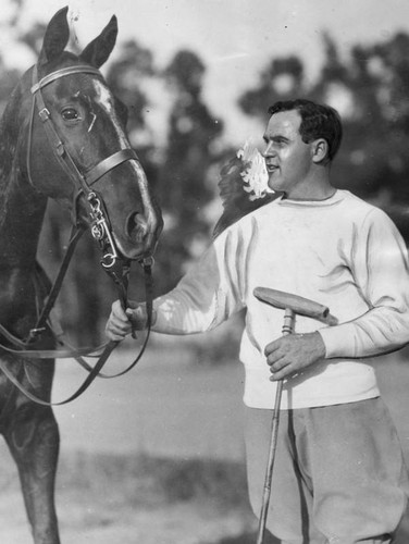 Poloist Hal Roach