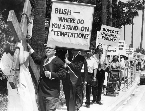 "Last Temptation of Christ" protest