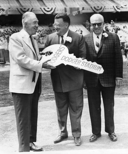 Symbolic key to Dodger stadium