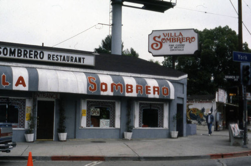 Villa Sombrero Restaurant, York Blvd. and Branch Street