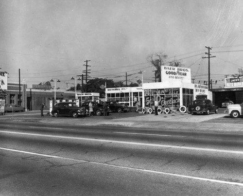 Baer Bros. Goodyear service station, view 3