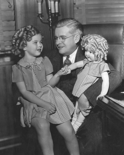 Actress Shirley Temple and Edward Butcher