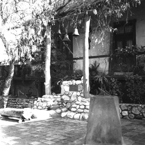 View of Avila Adobe on Olvera Street