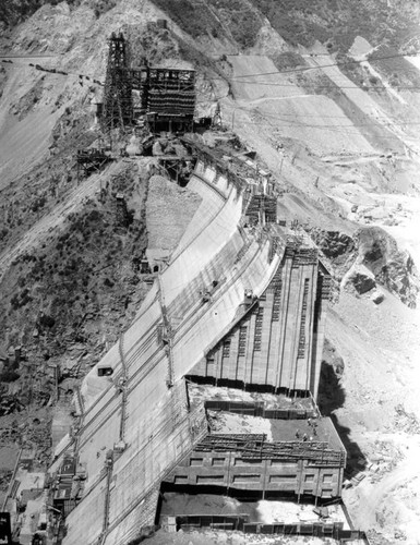 Pine Canyon Reservoir construction