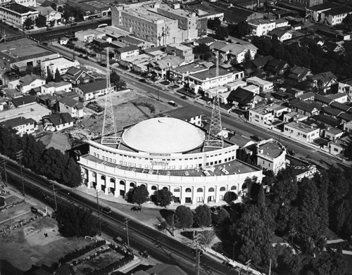 Angelus Temple, aerial view