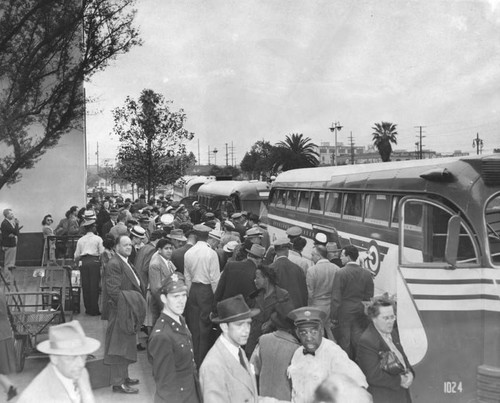 Buses help during strike