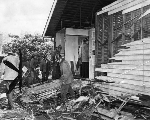 Explosion demolishes home