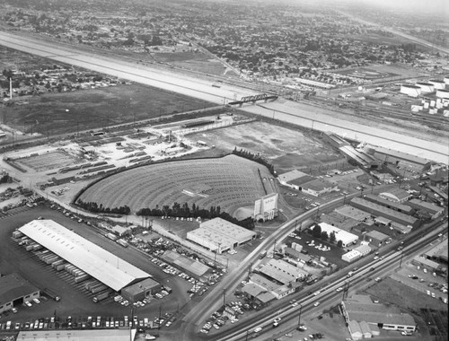 South Gate Drive-In, South Gate, looking northeast