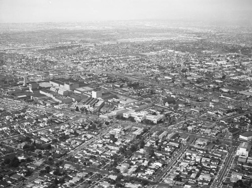 Metro Goldwyn Mayer Studios, Culver Boulevard, looking northwest