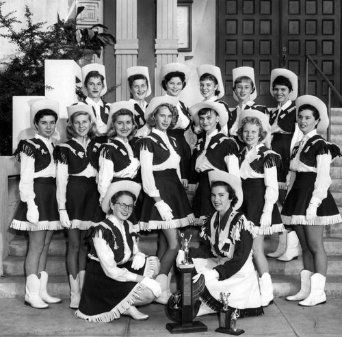 Job's daughters in parade