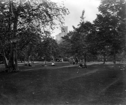 Southwest Museum from the park