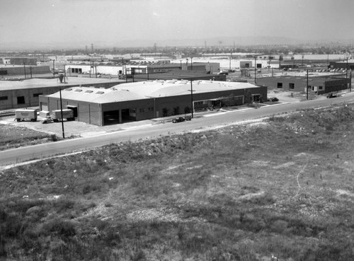 Warehouse district off of Yates Avenue, looking northwest