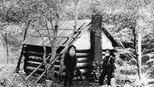 John Brown's sons and cabin