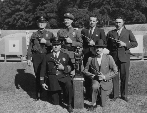 Winning L.A. Police Pistol Team