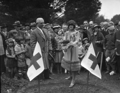 Red Cross tree planting