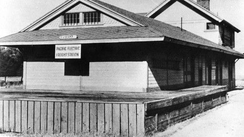 La Verne Pacific Electric station