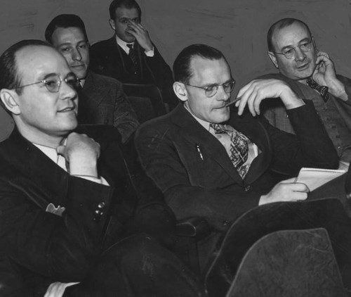 Robert Noble and Clifford Clinton in courtroom