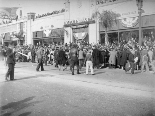 Accident at the 1939 Rose Parade