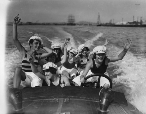 Boating at the 1928 Pacific Southwest Exposition