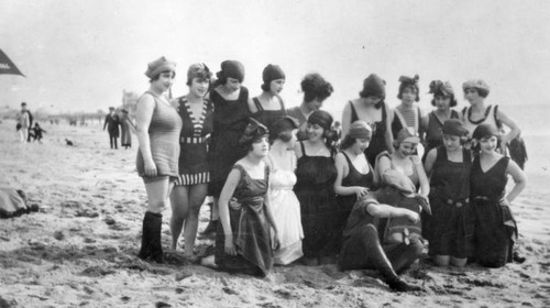 Bathing beauties, Santa Monica beach